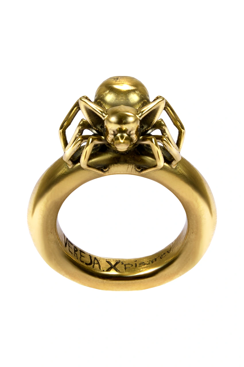 кольцо с чихпауком гигантом 