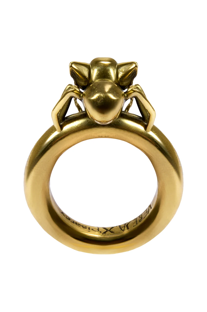 кольцо с чихпауком гигантом 